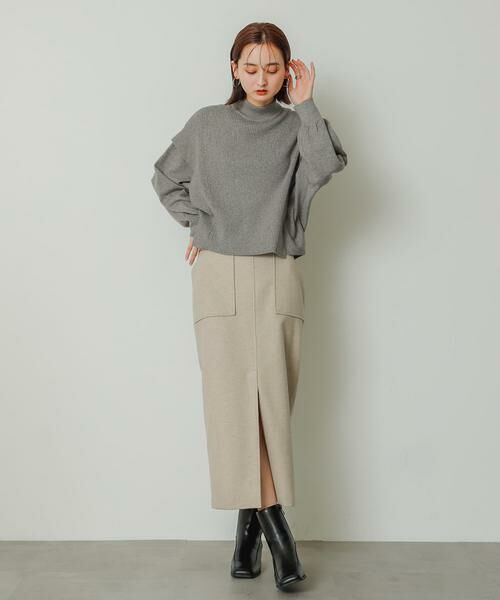 SENSE OF PLACE by URBAN RESEARCH / センスオブプレイス バイ アーバンリサーチ スカート | 『TALLサイズ/WEB限定』ジャージメルトンアウトポケットスカート | 詳細22