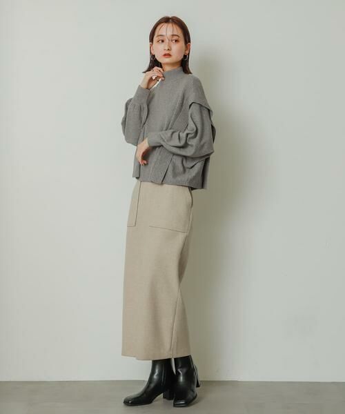 SENSE OF PLACE by URBAN RESEARCH / センスオブプレイス バイ アーバンリサーチ スカート | 『TALLサイズ/WEB限定』ジャージメルトンアウトポケットスカート | 詳細23