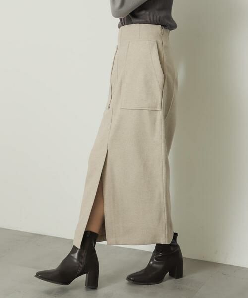 SENSE OF PLACE by URBAN RESEARCH / センスオブプレイス バイ アーバンリサーチ スカート | 『TALLサイズ/WEB限定』ジャージメルトンアウトポケットスカート | 詳細25