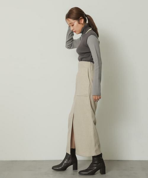 SENSE OF PLACE by URBAN RESEARCH / センスオブプレイス バイ アーバンリサーチ スカート | 『TALLサイズ/WEB限定』ジャージメルトンアウトポケットスカート | 詳細27