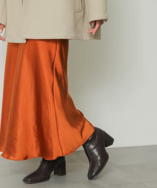 SENSE OF PLACE by URBAN RESEARCH / センスオブプレイス バイ アーバンリサーチ スカート | サテンナロースカート | 詳細1
