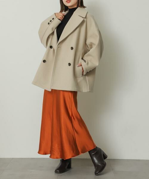 SENSE OF PLACE by URBAN RESEARCH / センスオブプレイス バイ アーバンリサーチ スカート | サテンナロースカート | 詳細3