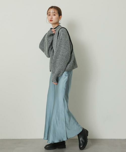 SENSE OF PLACE by URBAN RESEARCH / センスオブプレイス バイ アーバンリサーチ スカート | サテンナロースカート | 詳細23