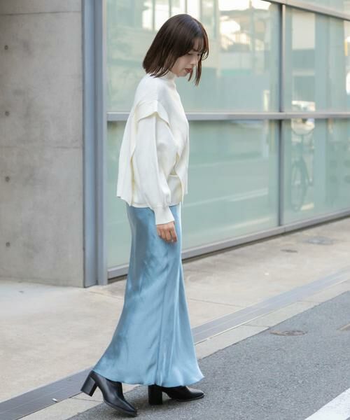 SENSE OF PLACE by URBAN RESEARCH / センスオブプレイス バイ アーバンリサーチ スカート | サテンナロースカート | 詳細15