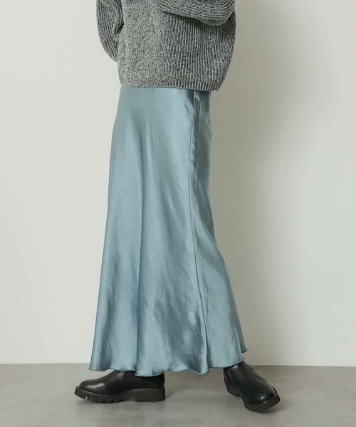 SENSE OF PLACE by URBAN RESEARCH / センスオブプレイス バイ アーバンリサーチ スカート | サテンナロースカート | 詳細18