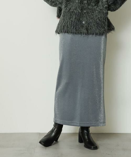 SENSE OF PLACE by URBAN RESEARCH / センスオブプレイス バイ アーバンリサーチ スカート | ラメアイラインスカート | 詳細16