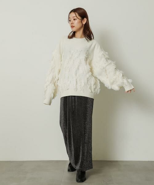 SENSE OF PLACE by URBAN RESEARCH / センスオブプレイス バイ アーバンリサーチ スカート | ラメアイラインスカート | 詳細28