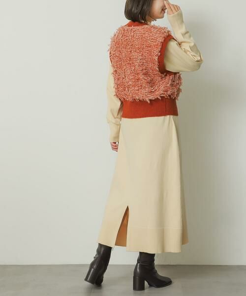 SENSE OF PLACE by URBAN RESEARCH / センスオブプレイス バイ アーバンリサーチ ワンピース | フリンジベストレイヤードニットワンピース | 詳細7