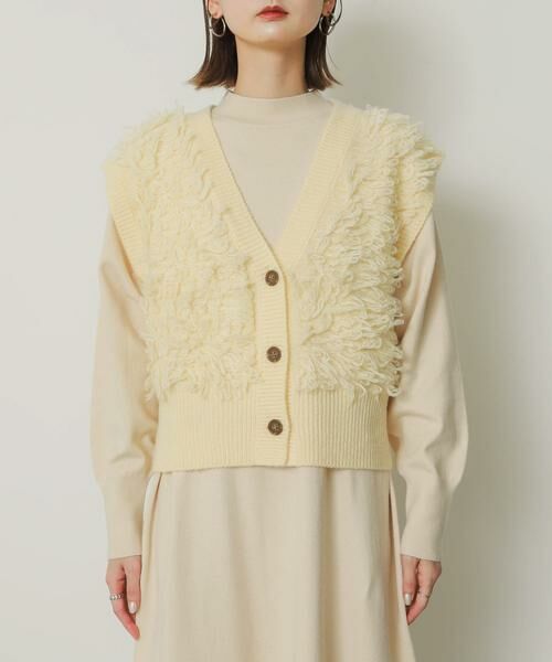 SENSE OF PLACE by URBAN RESEARCH / センスオブプレイス バイ アーバンリサーチ ワンピース | フリンジベストレイヤードニットワンピース | 詳細29