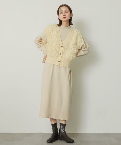 SENSE OF PLACE by URBAN RESEARCH / センスオブプレイス バイ アーバンリサーチ ワンピース | フリンジベストレイヤードニットワンピース | 詳細21
