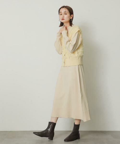 SENSE OF PLACE by URBAN RESEARCH / センスオブプレイス バイ アーバンリサーチ ワンピース | フリンジベストレイヤードニットワンピース | 詳細22