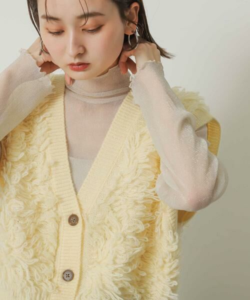 SENSE OF PLACE by URBAN RESEARCH / センスオブプレイス バイ アーバンリサーチ ワンピース | フリンジベストレイヤードニットワンピース | 詳細23