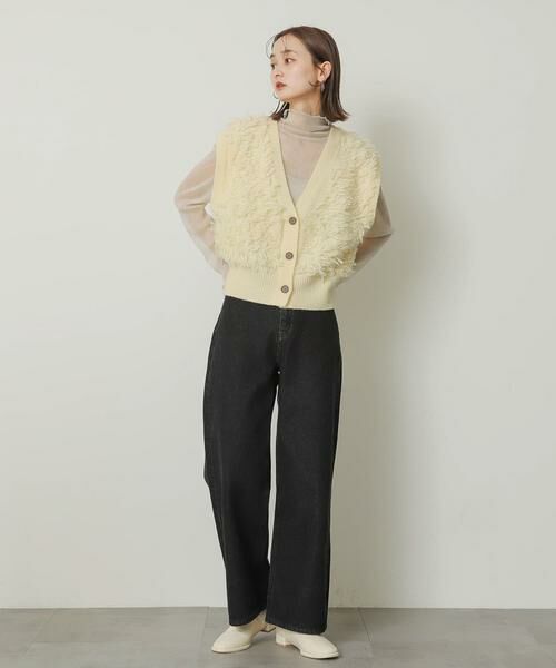 SENSE OF PLACE by URBAN RESEARCH / センスオブプレイス バイ アーバンリサーチ ワンピース | フリンジベストレイヤードニットワンピース | 詳細25