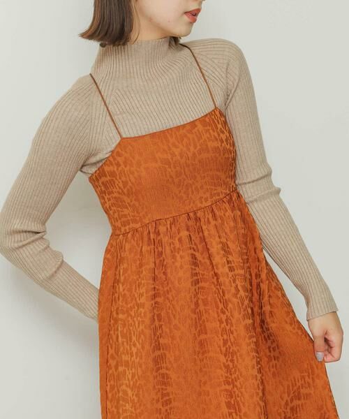 SENSE OF PLACE by URBAN RESEARCH / センスオブプレイス バイ アーバンリサーチ ワンピース | レースアップジャガードキャミワンピース | 詳細1