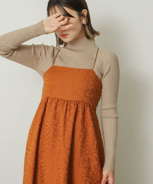 SENSE OF PLACE by URBAN RESEARCH / センスオブプレイス バイ アーバンリサーチ ワンピース | レースアップジャガードキャミワンピース | 詳細4