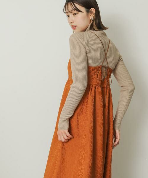 SENSE OF PLACE by URBAN RESEARCH / センスオブプレイス バイ アーバンリサーチ ワンピース | レースアップジャガードキャミワンピース | 詳細5