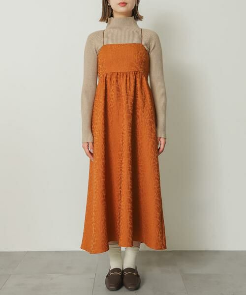 SENSE OF PLACE by URBAN RESEARCH / センスオブプレイス バイ アーバンリサーチ ワンピース | レースアップジャガードキャミワンピース | 詳細8