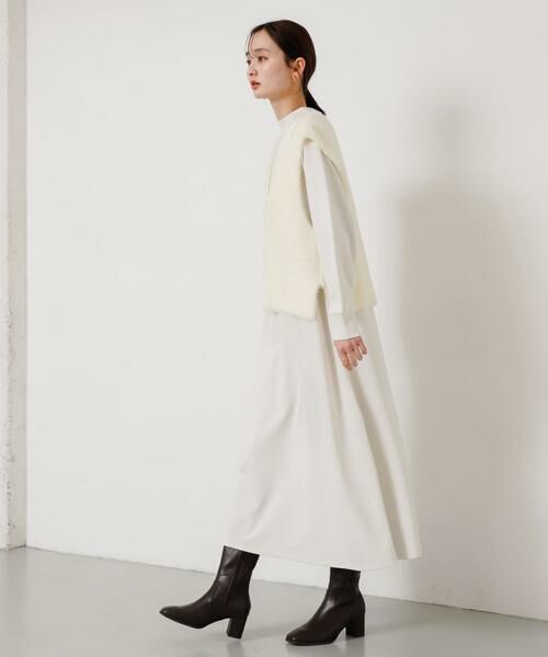 SENSE OF PLACE by URBAN RESEARCH / センスオブプレイス バイ アーバンリサーチ ワンピース | シャギーベストレイヤードワンピース | 詳細6