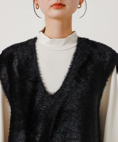 SENSE OF PLACE by URBAN RESEARCH / センスオブプレイス バイ アーバンリサーチ ワンピース | シャギーベストレイヤードワンピース | 詳細18