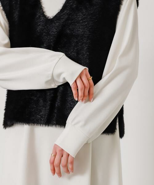 SENSE OF PLACE by URBAN RESEARCH / センスオブプレイス バイ アーバンリサーチ ワンピース | シャギーベストレイヤードワンピース | 詳細19