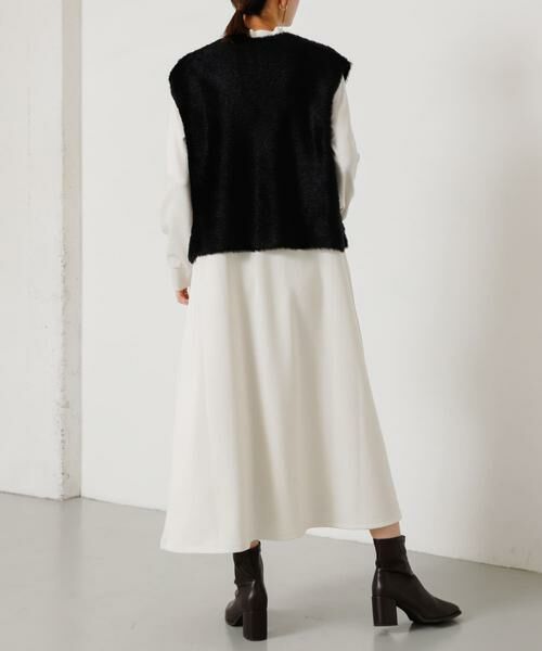 SENSE OF PLACE by URBAN RESEARCH / センスオブプレイス バイ アーバンリサーチ ワンピース | シャギーベストレイヤードワンピース | 詳細12