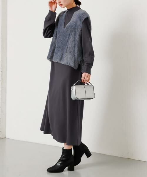 SENSE OF PLACE by URBAN RESEARCH / センスオブプレイス バイ アーバンリサーチ ワンピース | シャギーベストレイヤードワンピース | 詳細28