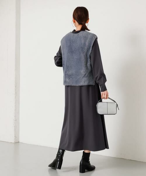 SENSE OF PLACE by URBAN RESEARCH / センスオブプレイス バイ アーバンリサーチ ワンピース | シャギーベストレイヤードワンピース | 詳細29