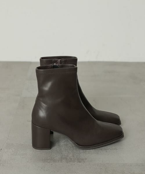 SENSE OF PLACE by URBAN RESEARCH / センスオブプレイス バイ アーバンリサーチ ブーツ（ショート丈） | 『4サイズ展開』『晴雨兼用』スクエアトウセンターシームストレッチブーツ | 詳細19