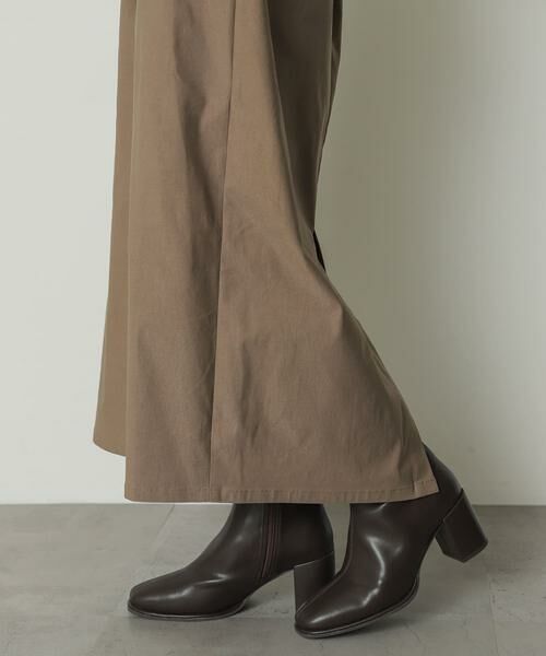 SENSE OF PLACE by URBAN RESEARCH / センスオブプレイス バイ アーバンリサーチ ブーツ（ショート丈） | 『4サイズ展開』『晴雨兼用』スクエアトウセンターシームストレッチブーツ | 詳細9