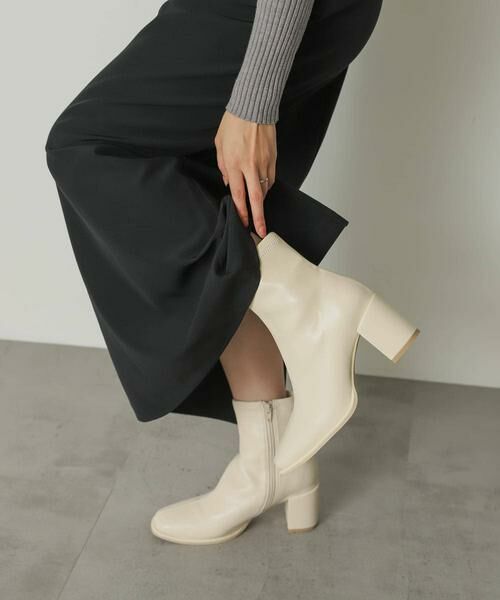 SENSE OF PLACE by URBAN RESEARCH / センスオブプレイス バイ アーバンリサーチ ブーツ（ショート丈） | 『4サイズ展開』『晴雨兼用』スクエアトウセンターシームストレッチブーツ | 詳細30