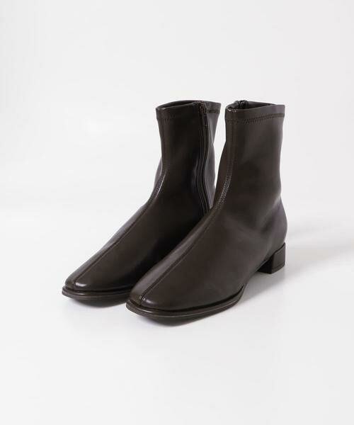 SENSE OF PLACE by URBAN RESEARCH / センスオブプレイス バイ アーバンリサーチ ブーツ（ショート丈） | 『4サイズ展開』『晴雨兼用』スクエアトウセンターシームストレッチローブーツ | 詳細14