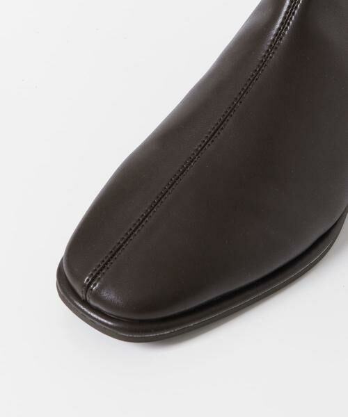 SENSE OF PLACE by URBAN RESEARCH / センスオブプレイス バイ アーバンリサーチ ブーツ（ショート丈） | 『4サイズ展開』『晴雨兼用』スクエアトウセンターシームストレッチローブーツ | 詳細15