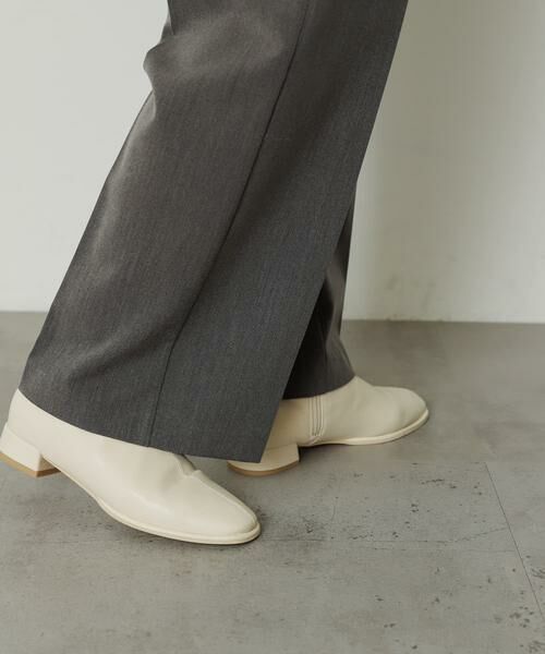 SENSE OF PLACE by URBAN RESEARCH / センスオブプレイス バイ アーバンリサーチ ブーツ（ショート丈） | 『4サイズ展開』『晴雨兼用』スクエアトウセンターシームストレッチローブーツ | 詳細16