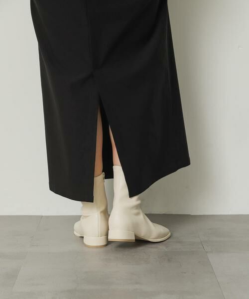 SENSE OF PLACE by URBAN RESEARCH / センスオブプレイス バイ アーバンリサーチ ブーツ（ショート丈） | 『4サイズ展開』『晴雨兼用』スクエアトウセンターシームストレッチローブーツ | 詳細26