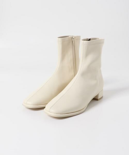SENSE OF PLACE by URBAN RESEARCH / センスオブプレイス バイ アーバンリサーチ ブーツ（ショート丈） | 『4サイズ展開』『晴雨兼用』スクエアトウセンターシームストレッチローブーツ | 詳細29