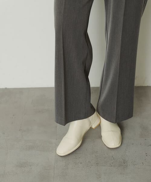 SENSE OF PLACE by URBAN RESEARCH / センスオブプレイス バイ アーバンリサーチ ブーツ（ショート丈） | 『4サイズ展開』『晴雨兼用』スクエアトウセンターシームストレッチローブーツ | 詳細18