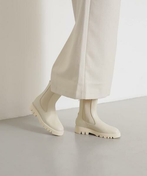 SENSE OF PLACE by URBAN RESEARCH/センスオブプレイス バイ アーバンリサーチ 『軽量ソール採用』トラックソールサイドゴアブーツ アイボリー M