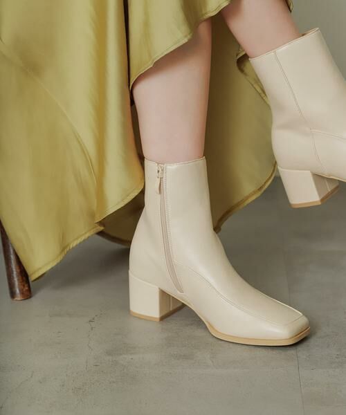 SENSE OF PLACE by URBAN RESEARCH / センスオブプレイス バイ アーバンリサーチ ブーツ（ショート丈） | ワイドスクエアショートブーツ | 詳細1