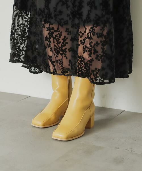 SENSE OF PLACE by URBAN RESEARCH / センスオブプレイス バイ アーバンリサーチ ブーツ（ショート丈） | ワイドスクエアショートブーツ | 詳細24