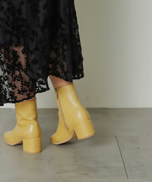 SENSE OF PLACE by URBAN RESEARCH / センスオブプレイス バイ アーバンリサーチ ブーツ（ショート丈） | ワイドスクエアショートブーツ | 詳細30