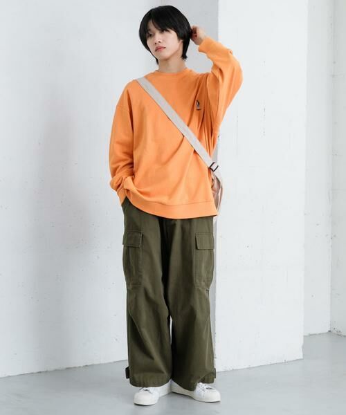 SENSE OF PLACE by URBAN RESEARCH / センスオブプレイス バイ アーバンリサーチ スウェット | 『別注』『ユニセックス』TeddyBear×SOP　テディベアスウェットシャツ | 詳細5