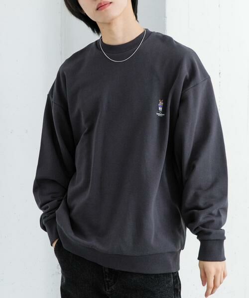 SENSE OF PLACE by URBAN RESEARCH / センスオブプレイス バイ アーバンリサーチ スウェット | 『別注』『ユニセックス』TeddyBear×SOP　テディベアスウェットシャツ | 詳細25