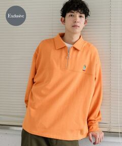 SENSE OF PLACE by URBAN RESEARCH / センスオブプレイス バイ アーバンリサーチ スウェット | 『別注』『ユニセックス』TeddyBear×SOP　テディベアハーフZIPスウェット