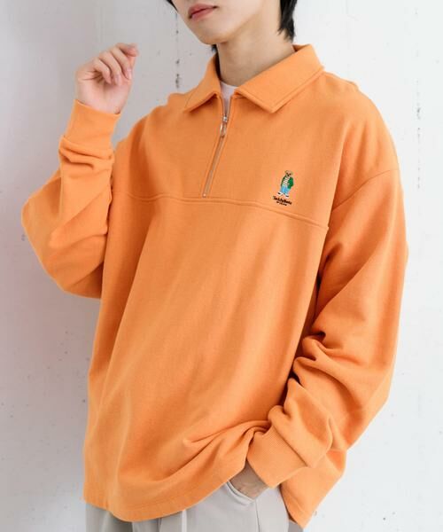 SENSE OF PLACE by URBAN RESEARCH / センスオブプレイス バイ アーバンリサーチ スウェット | 『別注』『ユニセックス』TeddyBear×SOP　テディベアハーフZIPスウェット | 詳細15