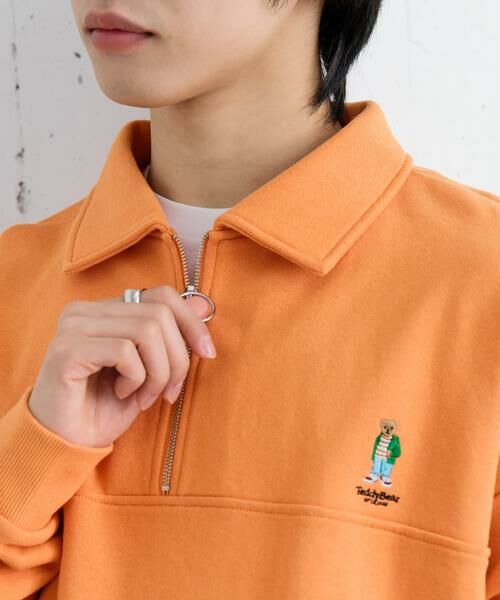 SENSE OF PLACE by URBAN RESEARCH / センスオブプレイス バイ アーバンリサーチ スウェット | 『別注』『ユニセックス』TeddyBear×SOP　テディベアハーフZIPスウェット | 詳細16