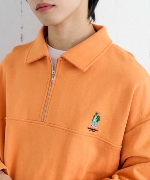 SENSE OF PLACE by URBAN RESEARCH / センスオブプレイス バイ アーバンリサーチ スウェット | 『別注』『ユニセックス』TeddyBear×SOP　テディベアハーフZIPスウェット | 詳細17