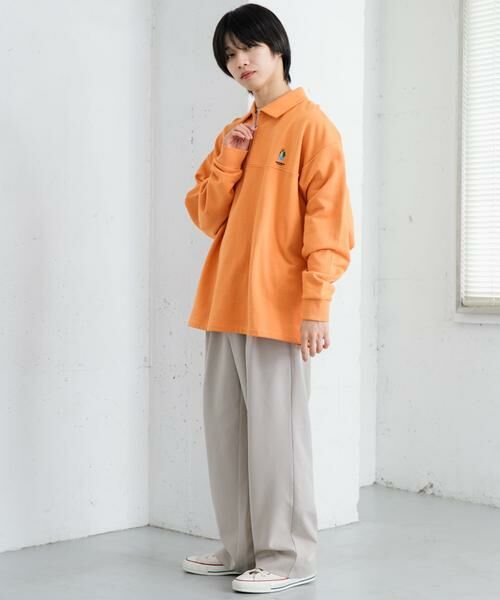 SENSE OF PLACE by URBAN RESEARCH / センスオブプレイス バイ アーバンリサーチ スウェット | 『別注』『ユニセックス』TeddyBear×SOP　テディベアハーフZIPスウェット | 詳細20