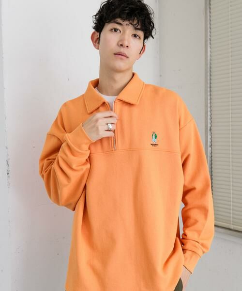 SENSE OF PLACE by URBAN RESEARCH / センスオブプレイス バイ アーバンリサーチ スウェット | 『別注』『ユニセックス』TeddyBear×SOP　テディベアハーフZIPスウェット | 詳細3