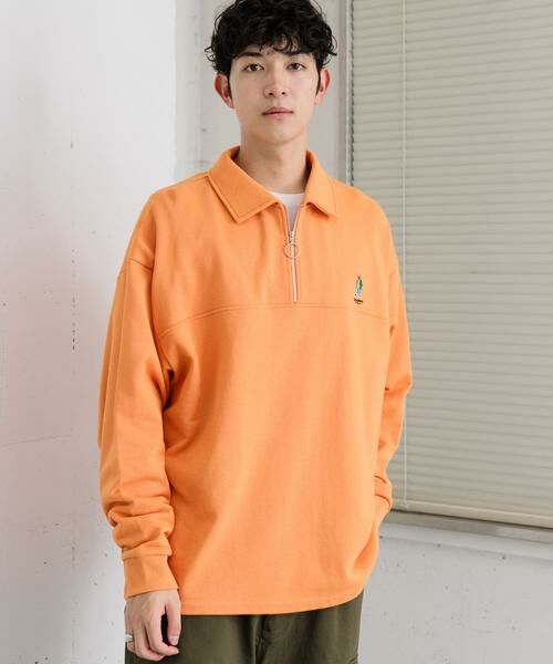 SENSE OF PLACE by URBAN RESEARCH / センスオブプレイス バイ アーバンリサーチ スウェット | 『別注』『ユニセックス』TeddyBear×SOP　テディベアハーフZIPスウェット | 詳細4