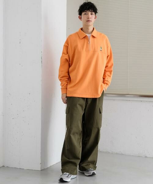 SENSE OF PLACE by URBAN RESEARCH / センスオブプレイス バイ アーバンリサーチ スウェット | 『別注』『ユニセックス』TeddyBear×SOP　テディベアハーフZIPスウェット | 詳細6